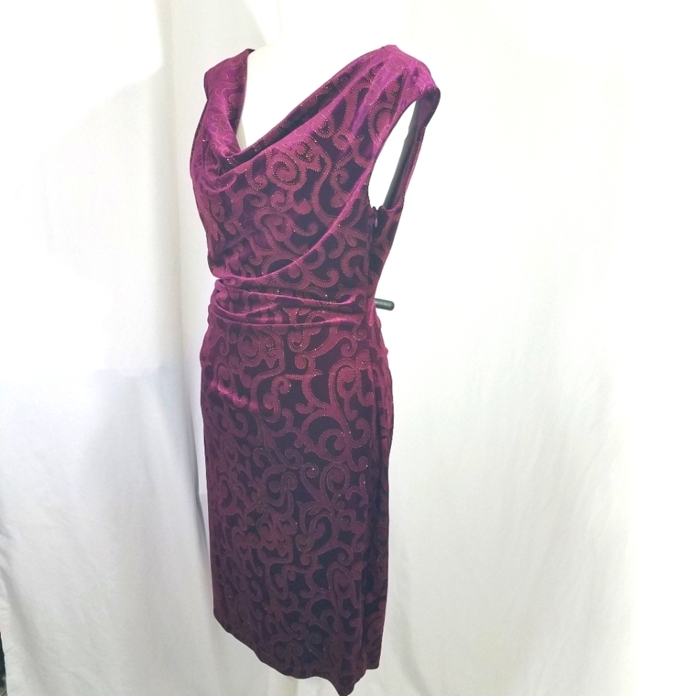 Eliza J Crushed Velvet Dress 16